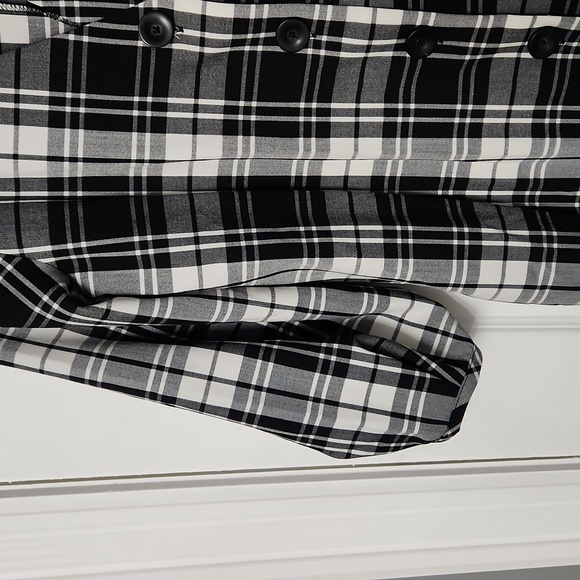 Mango Plaid Button Up Dress - Picture 6 of 9